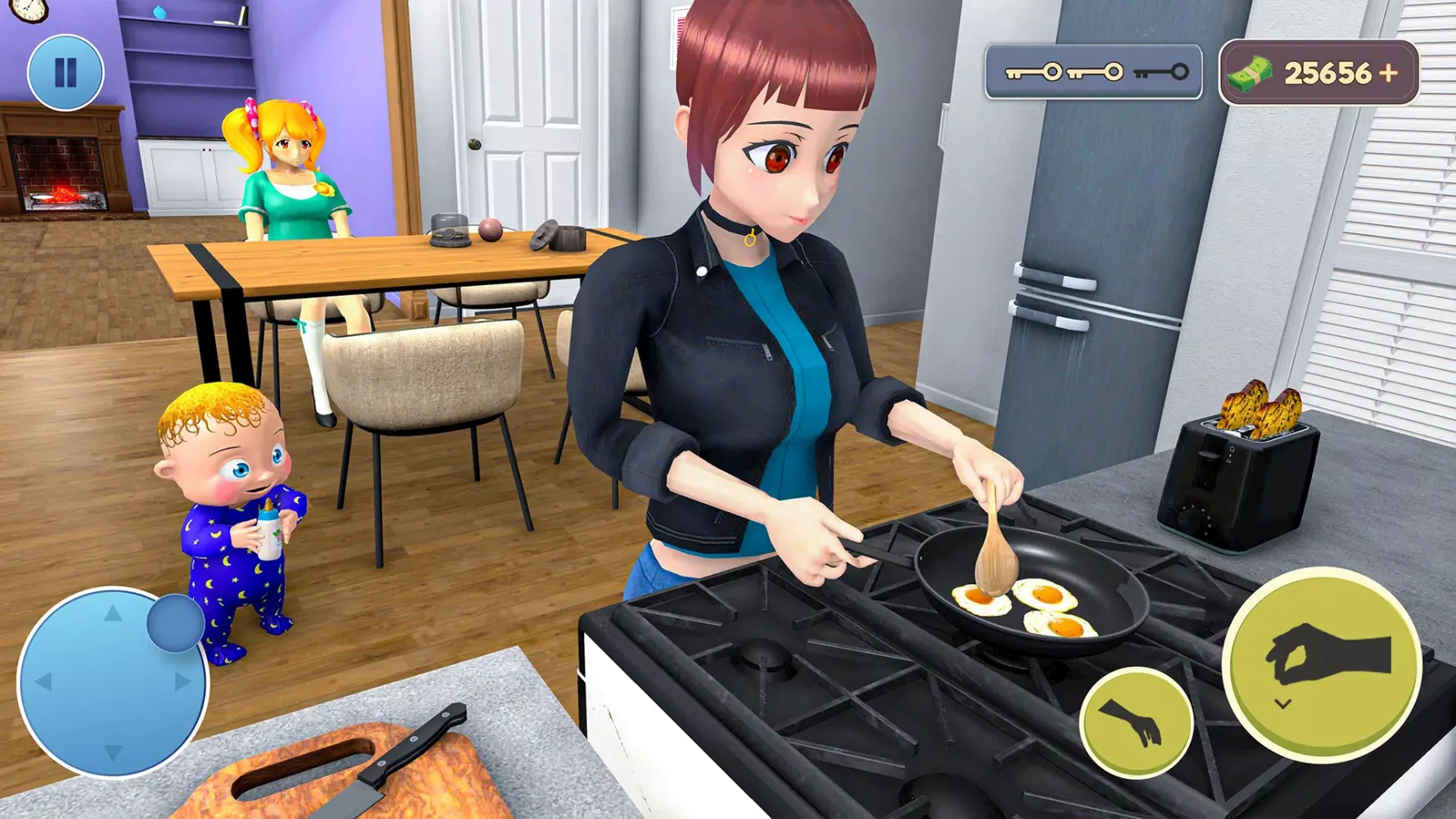 Anime Mother Single Mom Sim 3D Screenshots