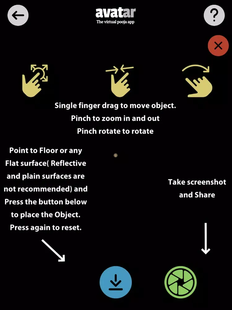 Avatar - The virtual pooja app iPad  سکرین شاٹس