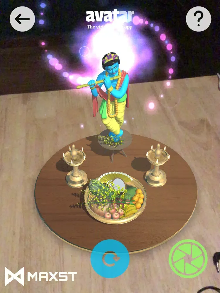 Avatar - The virtual pooja app iPad  سکرین شاٹس