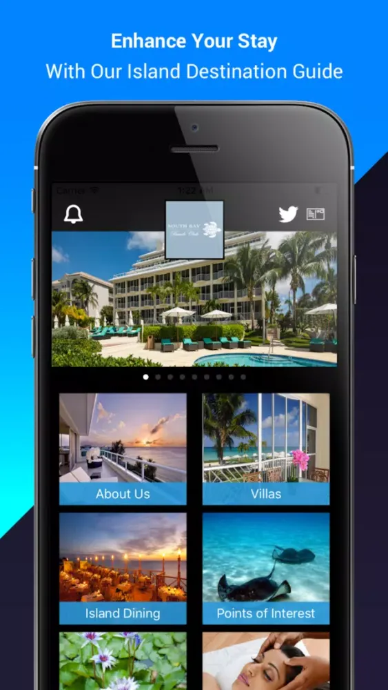Tangkapan skrin South Bay Beach Club Cayman