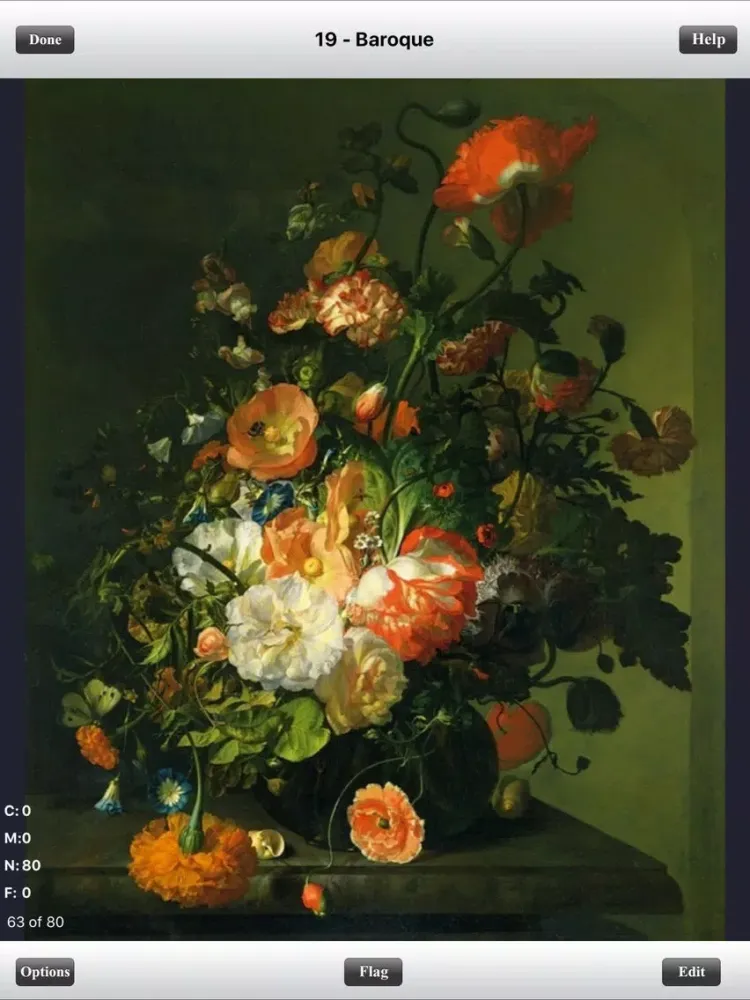 Capturas de tela do Art History 101&102 Flashcards iPad 