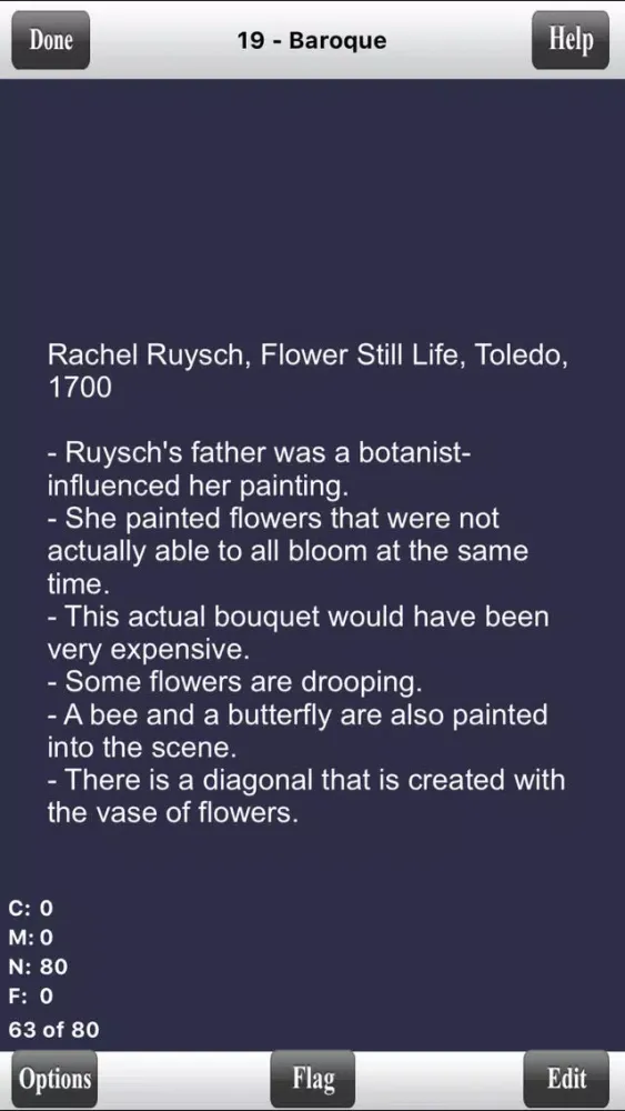 Capturas de tela do Art History 101&102 Flashcards