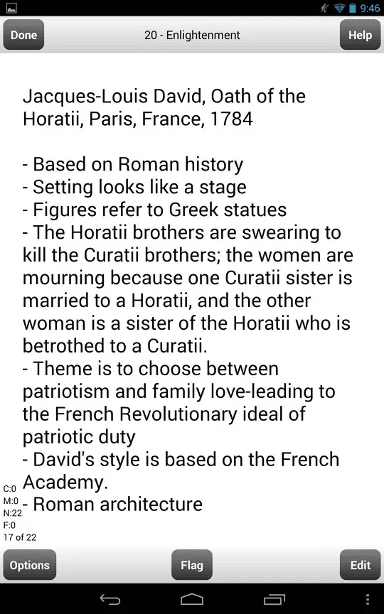 Screenshot di Art History 101&102 Cards Lite