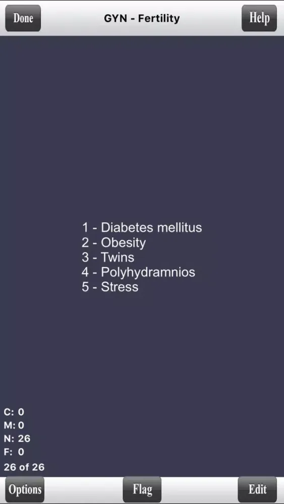 ARDMS OBGYN Ultrasound Flashcards for ARDMS OB/GYN Board Review スクリーンショット