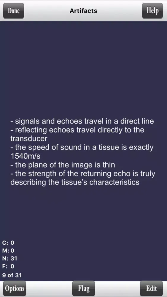 ARDMS Physics SPI Ultrasound Flashcards for ARDMS Physics Sonography Principles and Instrumentation (SPI) Board Review Screenshots