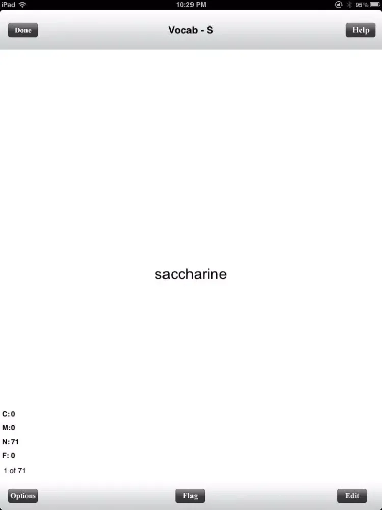 ภาพหน้าจอของ SAT Vocabulary Flashcards Lite - SAT Vocab Lite iPad 