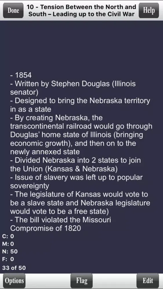 Capturas de pantalla de AP US History Flashcards