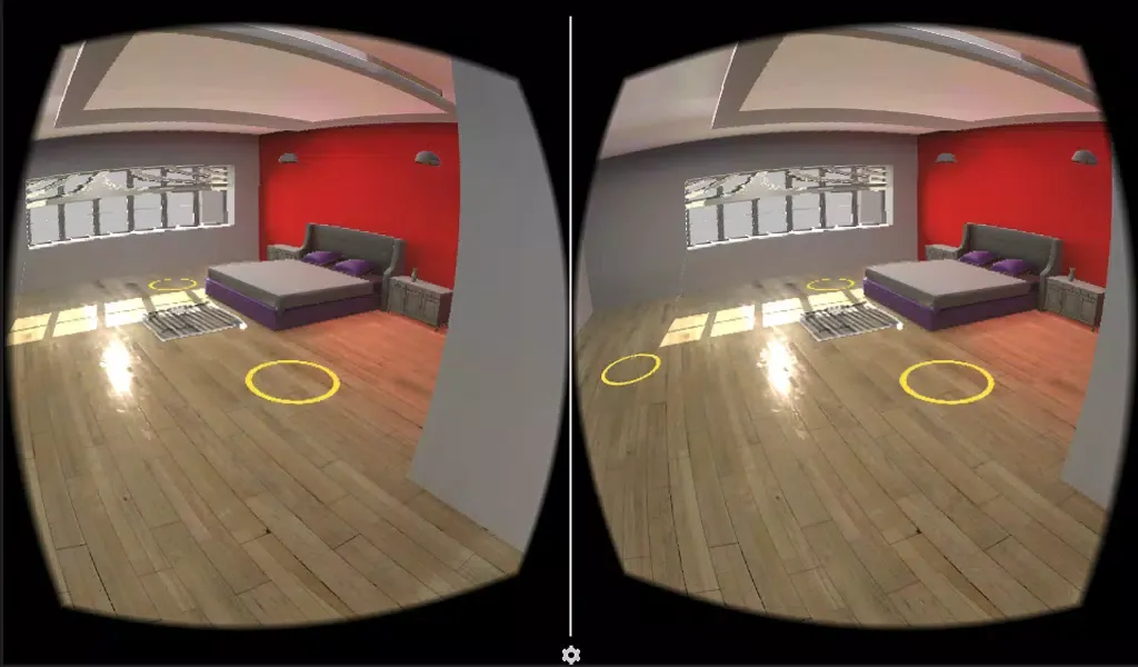 Tangkapan layar VR Room walk
