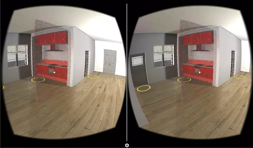 Tangkapan layar VR Room walk