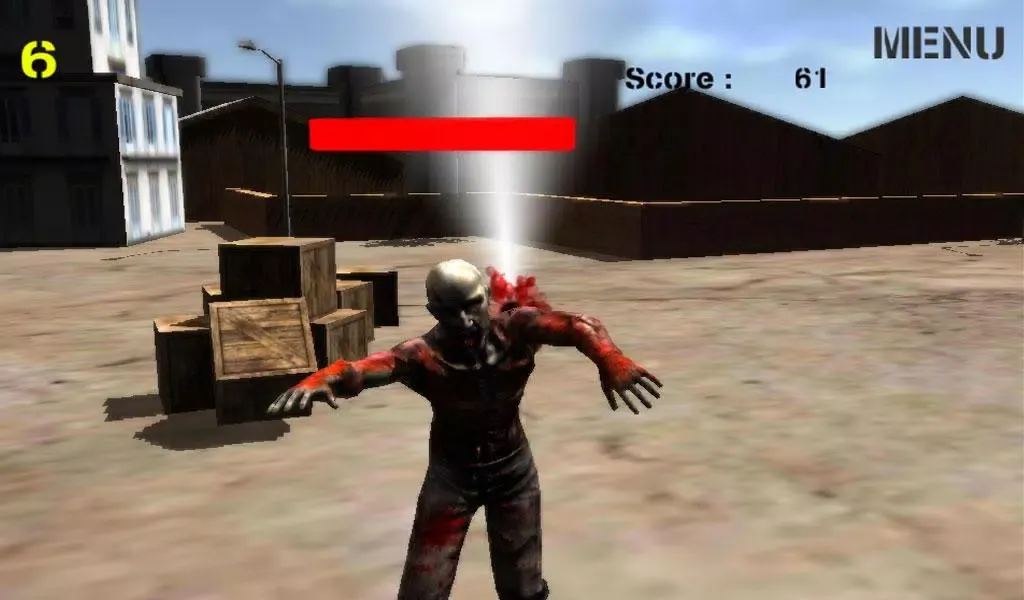 Tangkapan skrin Zombie Sniper
