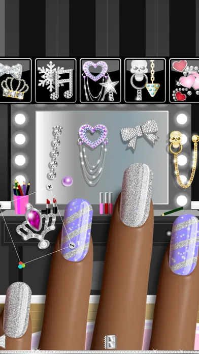 Скриншоты Nail Polish Pro™ Nail Art Designer Game Featuring Sparkling Holo Gel