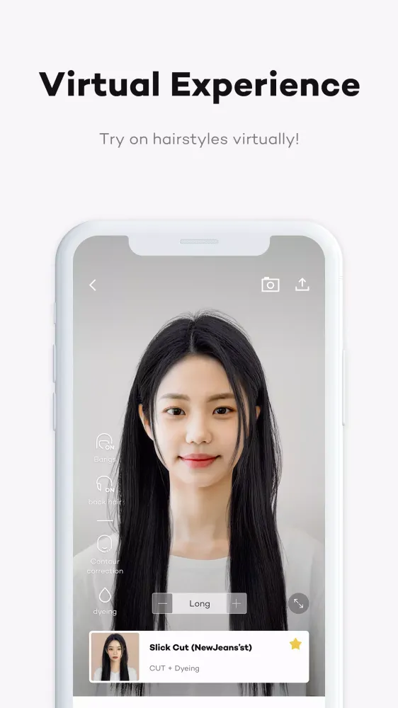 Hairfit - k-pop hairstyle Ekran Görüntüleri