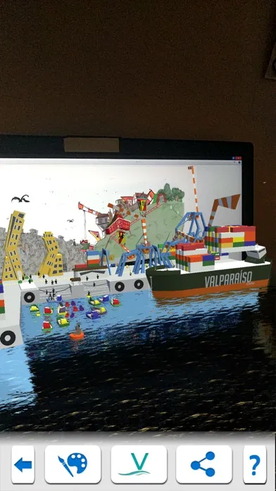 ภาพหน้าจอของ Valparaiso Port AR+