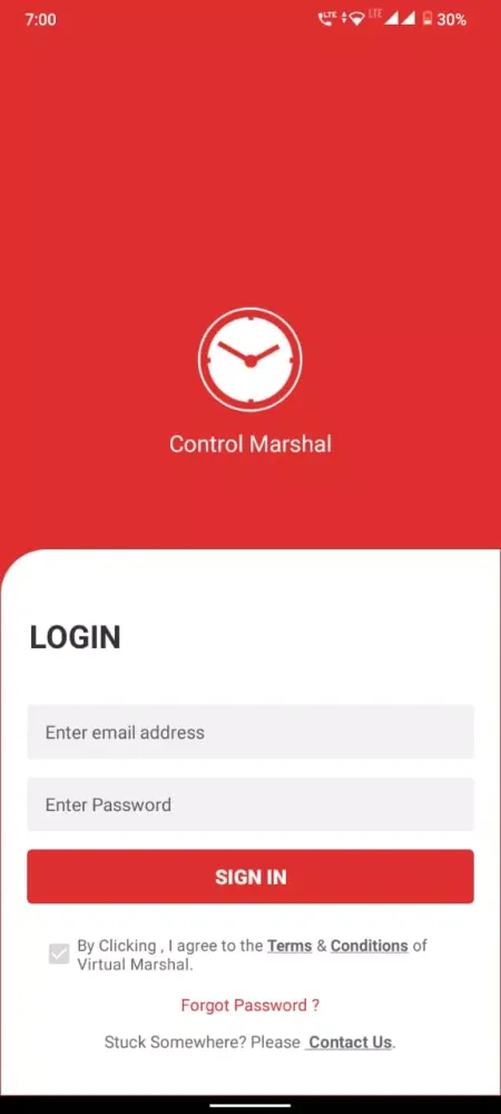 Ảnh chụp màn hình của Control Marshal