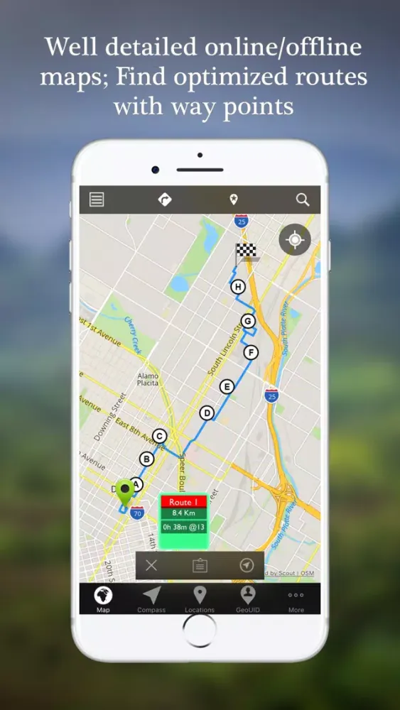 Ảnh chụp màn hình của GPS Driving Route®