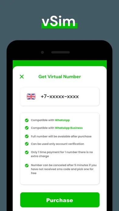 Virtual Phone Number for WA應用截圖