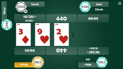 Virtual Poker Table Screenshots