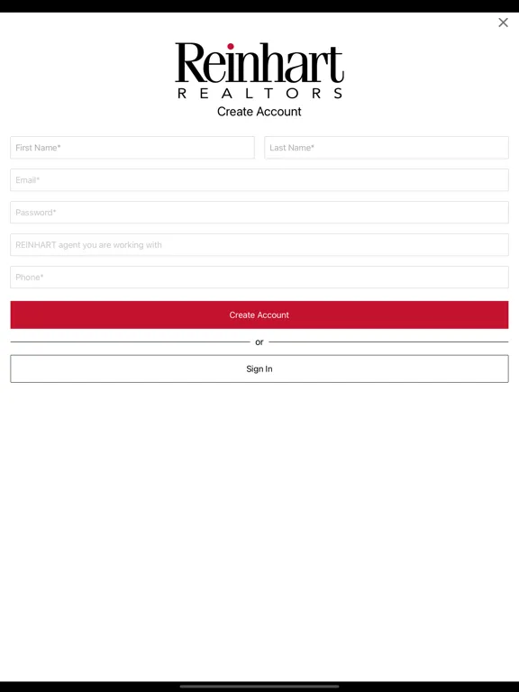 Tangkapan layar Reinhart iPad 