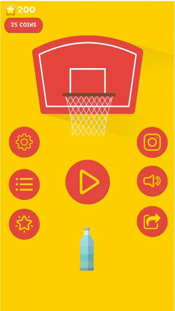 Captures d'écran de Basketball flip hoop challenge
