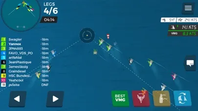 Captures d'écran de Virtual Regatta Inshore