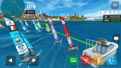Captures d'écran de Virtual Regatta Inshore