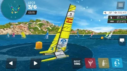 Captures d'écran de Virtual Regatta Inshore