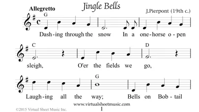 VSM Christmas Sheet Music Lite स्क्रीनशॉट