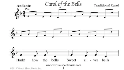 VSM Christmas Sheet Music Lite स्क्रीनशॉट