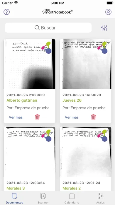 Скриншоты The Smart Notebook