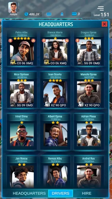 Tangkapan layar Virtual Truck Manager 3
