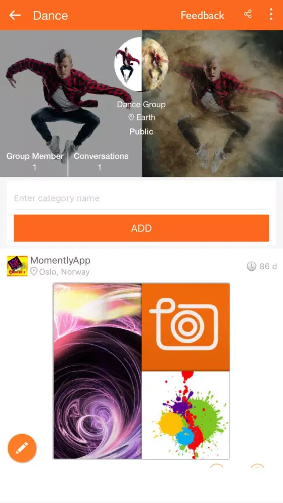 Ảnh chụp màn hình của Momently –Cool Text Effects Beautiful Touch Filter