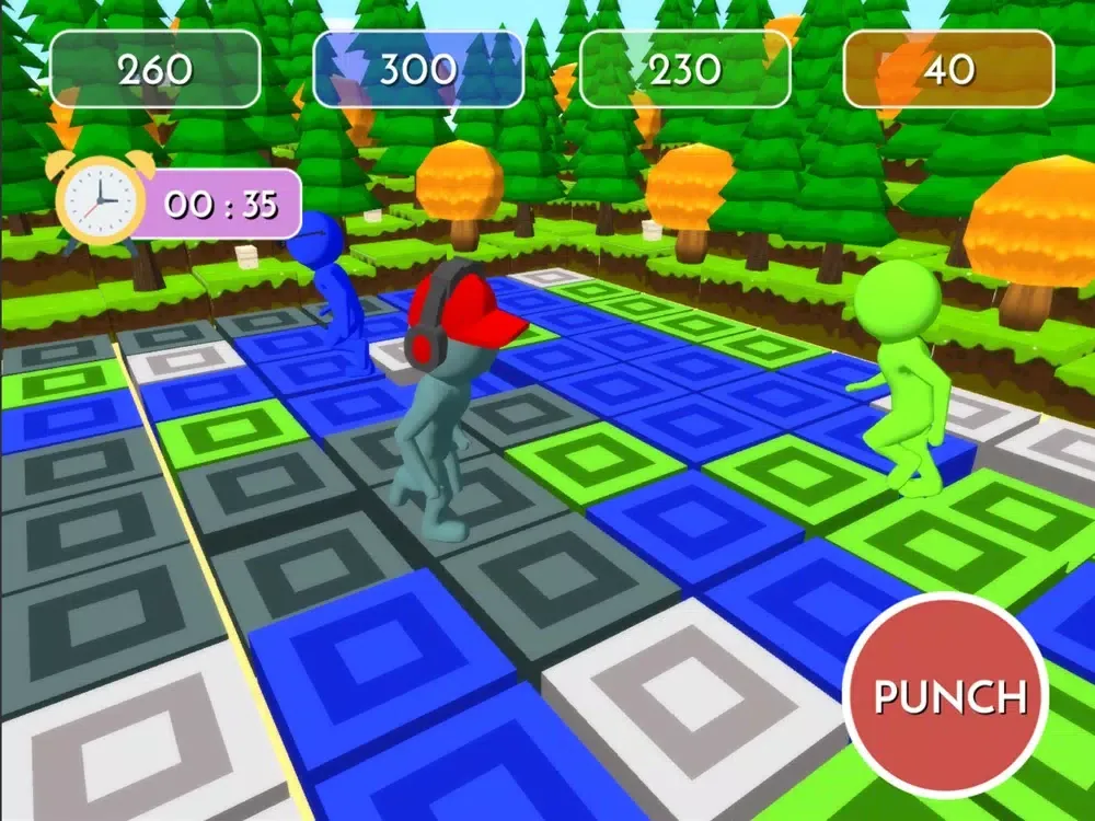 Ảnh chụp màn hình của Human Gang Tiles Color Switch iPad 