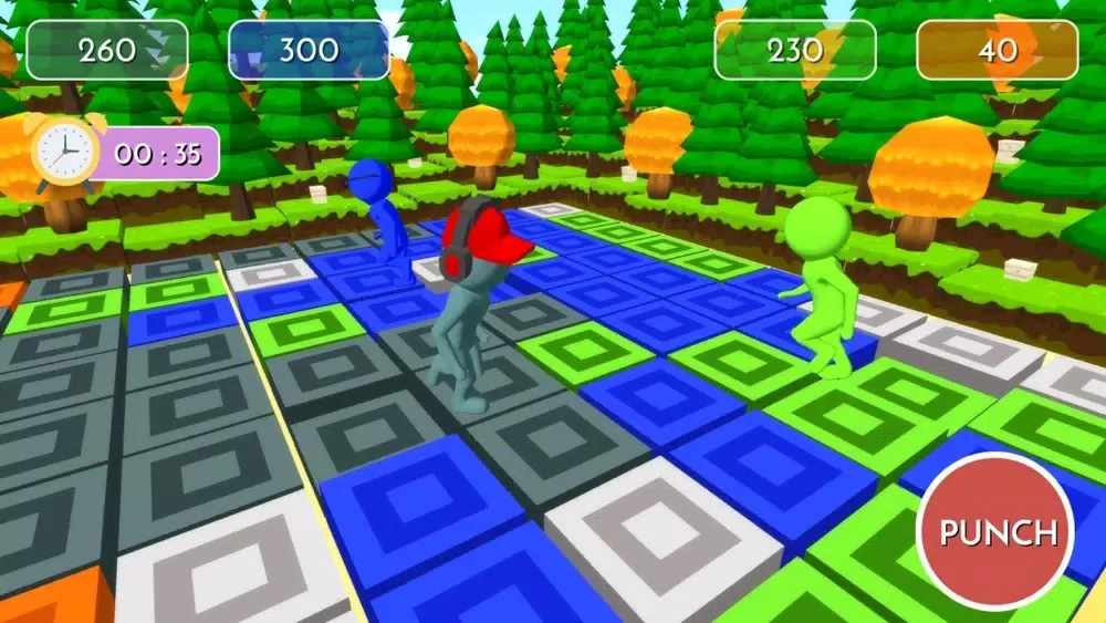Ảnh chụp màn hình của Human Gang Tiles Color Switch