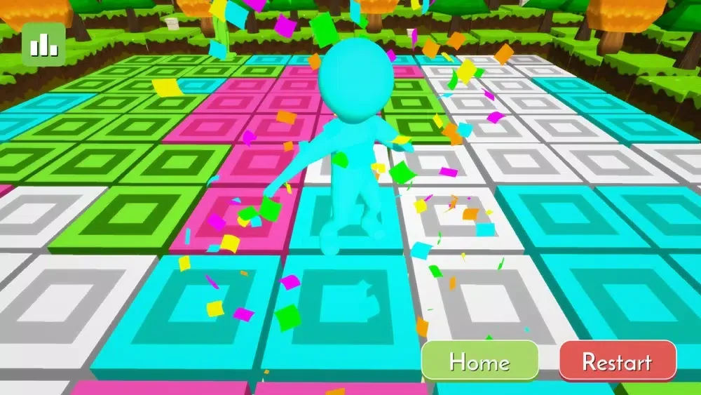 Ảnh chụp màn hình của Human Gang Tiles Color Switch