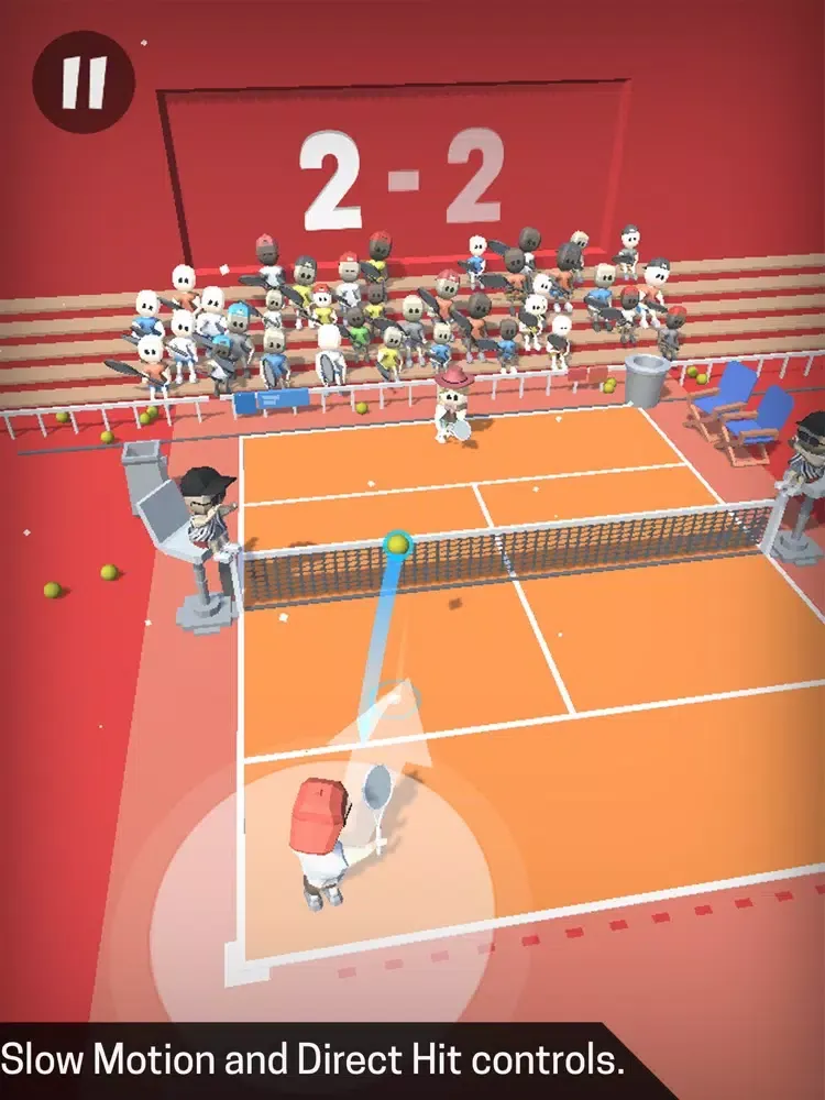 Tangkapan skrin Tennis Mobile iPad 