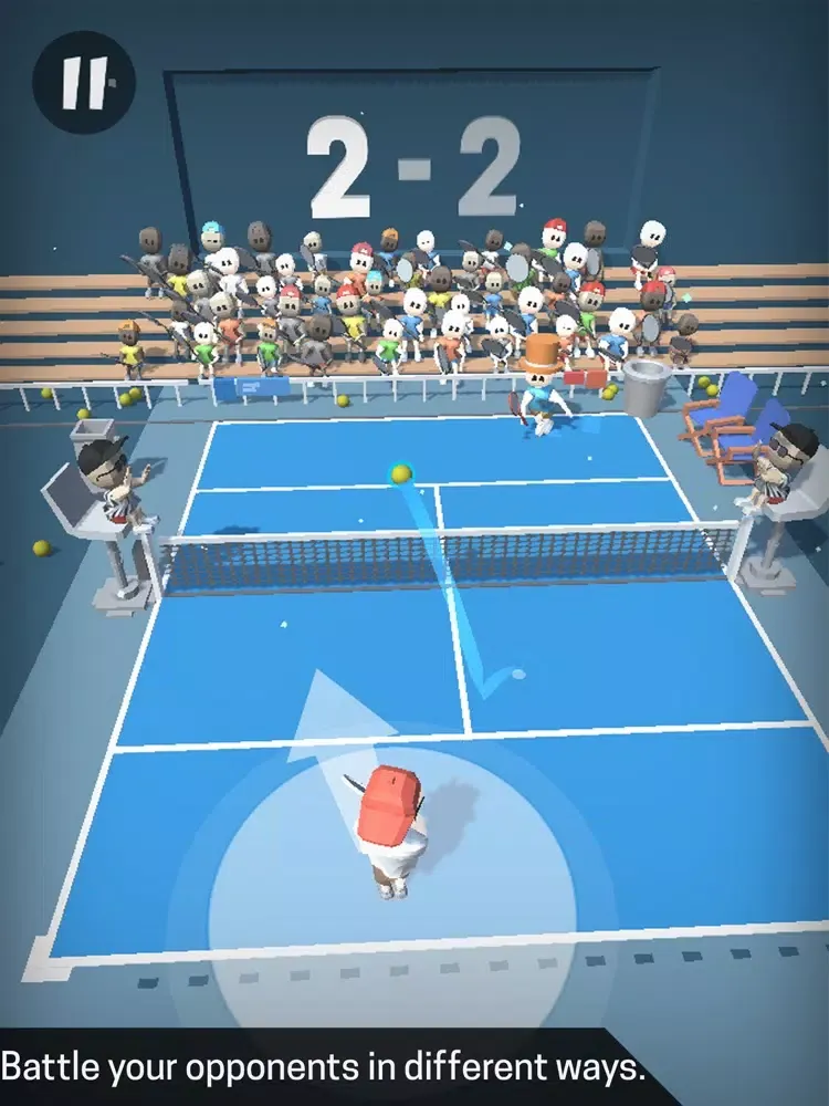 Tangkapan skrin Tennis Mobile iPad 