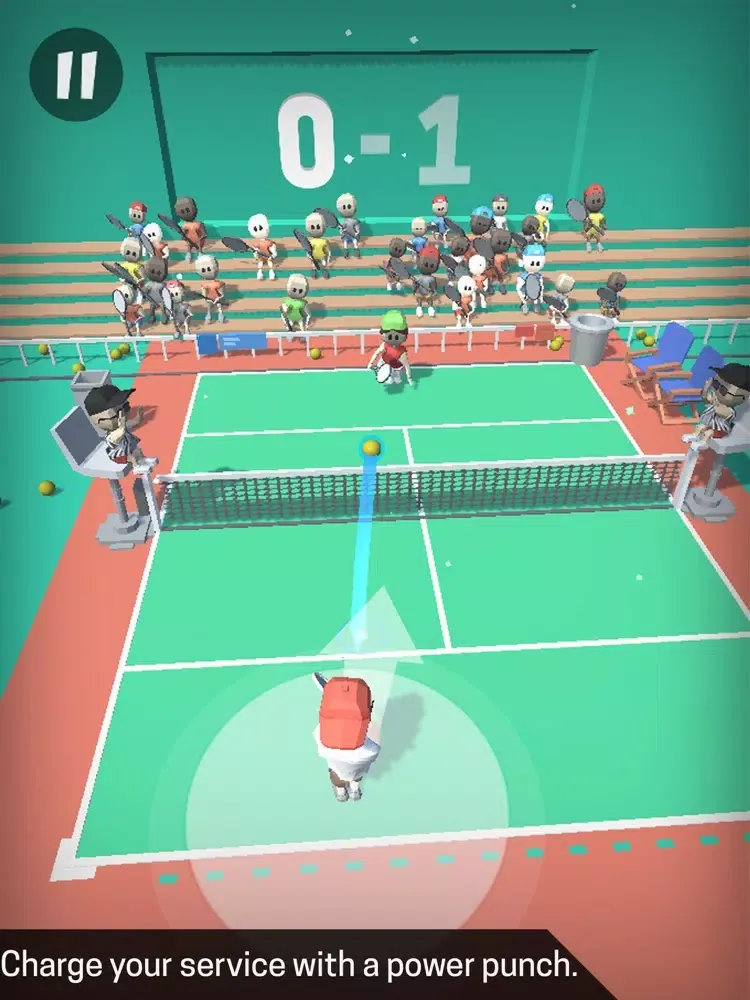 Tangkapan skrin Tennis Mobile iPad 