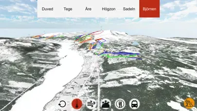 Åre 3D Piste Map Screenshots