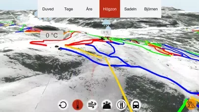 Åre 3D Piste Map Screenshots