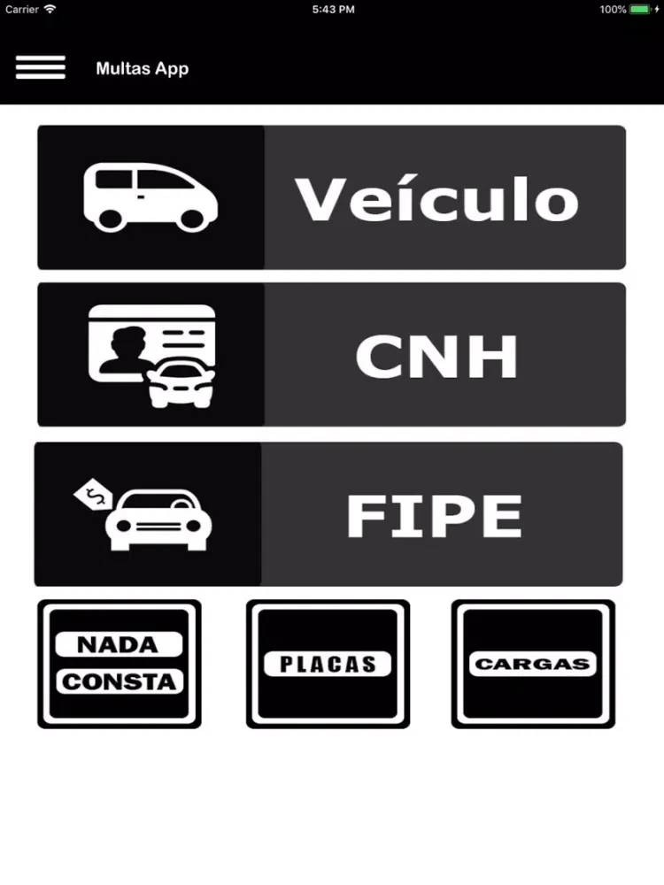 Capturas de pantalla de Multas App - CNH E MULTAS iPad 