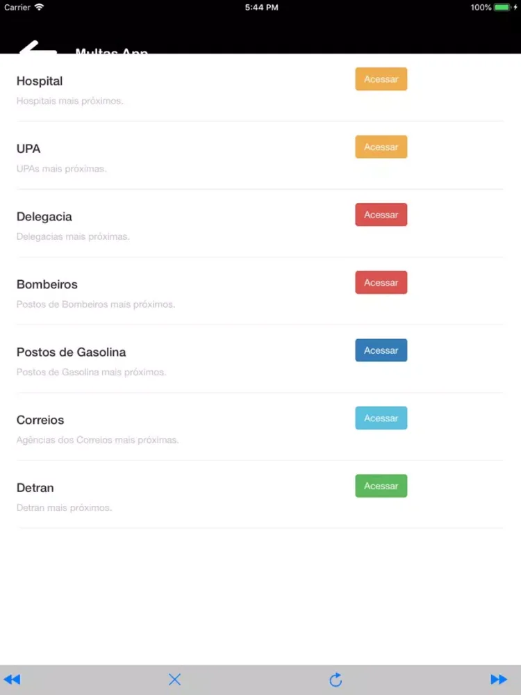 Capturas de pantalla de Multas App - CNH E MULTAS iPad 