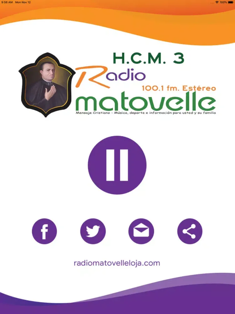 Radio Matovelle 100.1 FM iPad  স্ক্রিনশট
