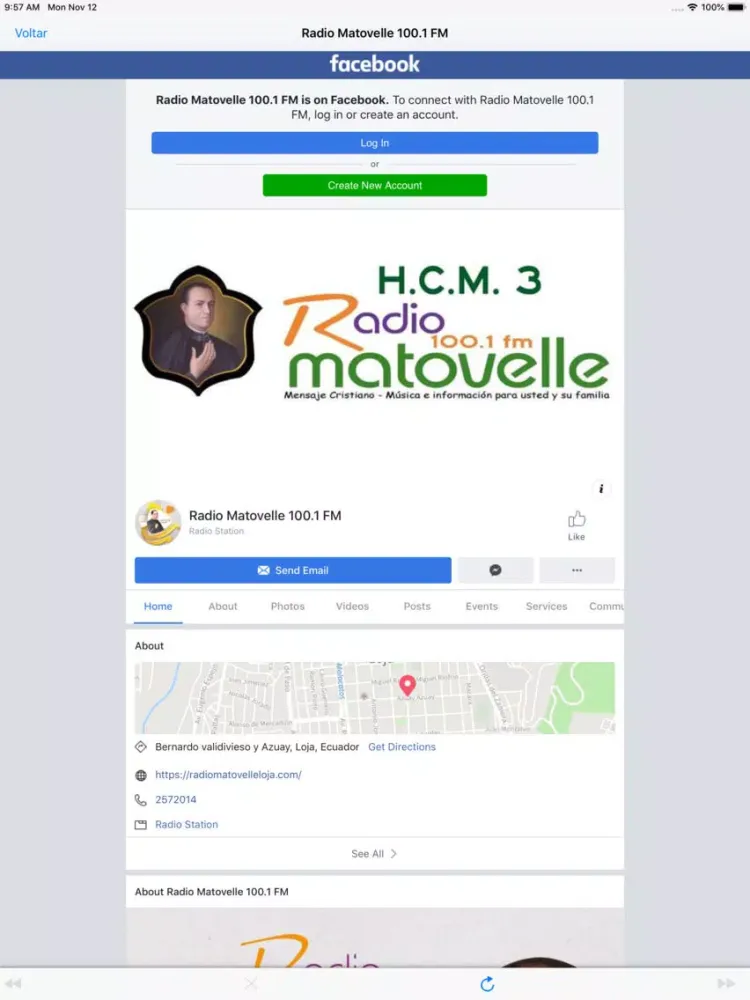 Radio Matovelle 100.1 FM iPad  স্ক্রিনশট