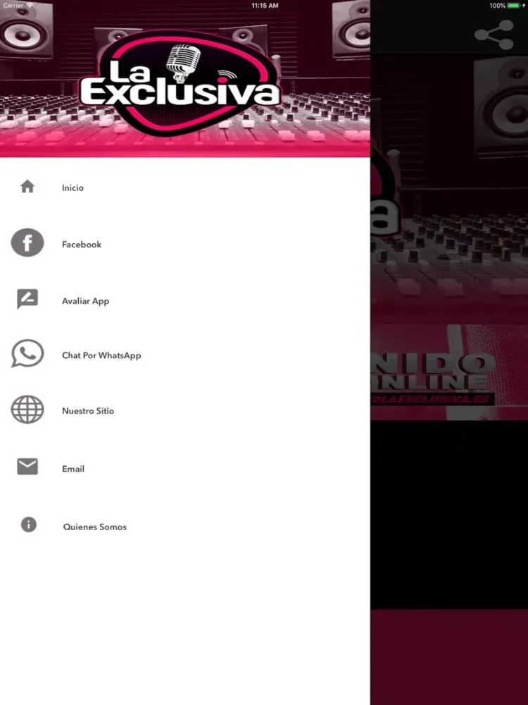 Radio La Exclusiva iPad  سکرین شاٹس
