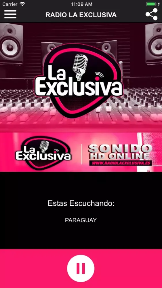 Radio La Exclusiva سکرین شاٹس
