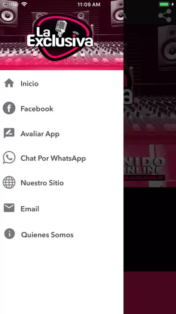 Radio La Exclusiva سکرین شاٹس