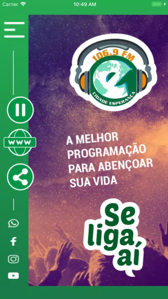 Capturas de pantalla de Rádio Cidade Esperança