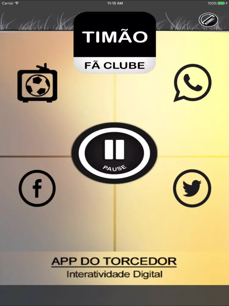 ภาพหน้าจอของ Timão Fã Clube iPad 