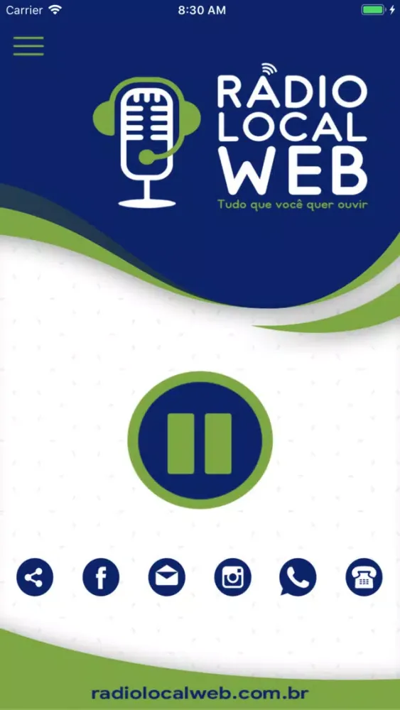 Capturas de pantalla de Rádio Local Web