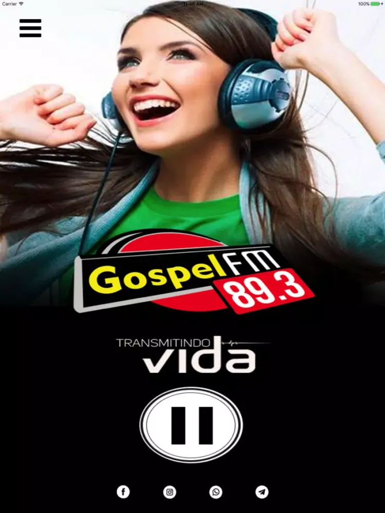 Captures d'écran de Rádio Gospel FM 89,3 iPad 